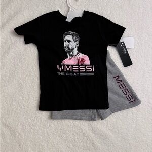 NWT Messi “GOAT” Short Set